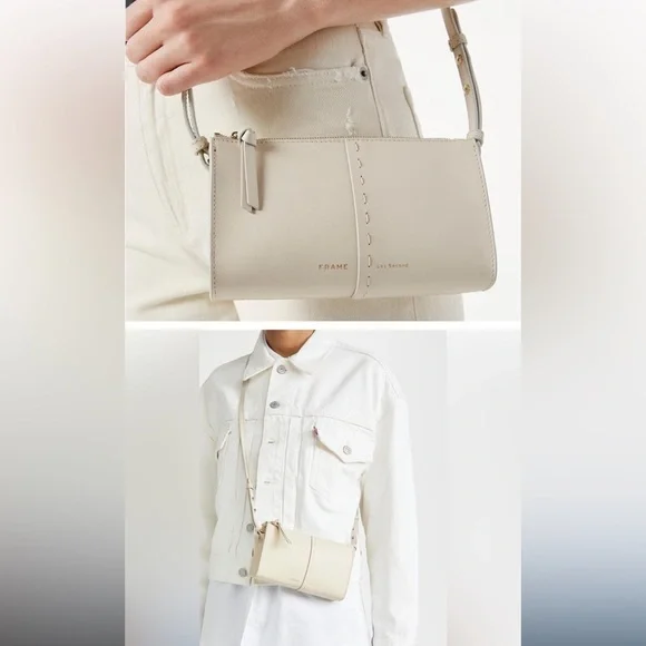 Frame les second mini crossbody pink purse leather made in Italy! Like new!! - Picture 2 of 16